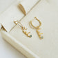 Lah Blue Topaz and Diamond Earrings