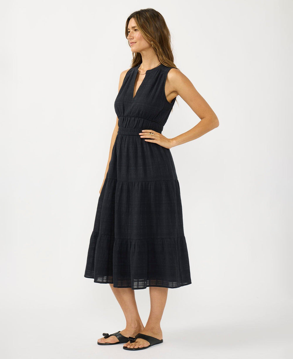 Lovestitch Malaya Midi Dress - Black