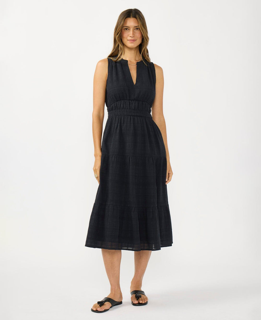 Lovestitch Malaya Midi Dress - Black