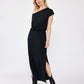 Lovestitch Off Shoulder Slit Maxi Dress