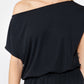 Lovestitch Off Shoulder Slit Maxi Dress