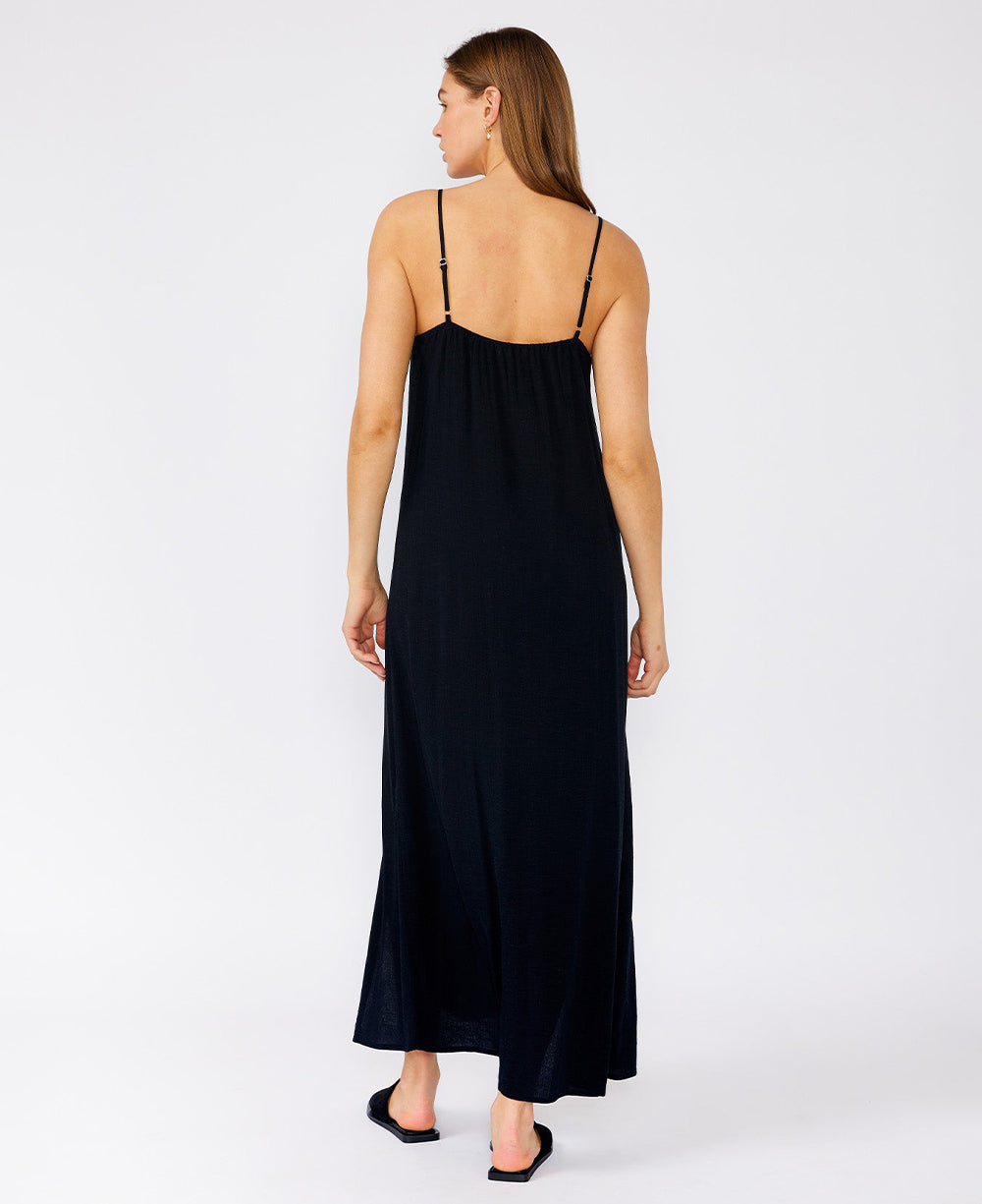 Lovestitch Battenburg Lace Trim Maxi Dress
