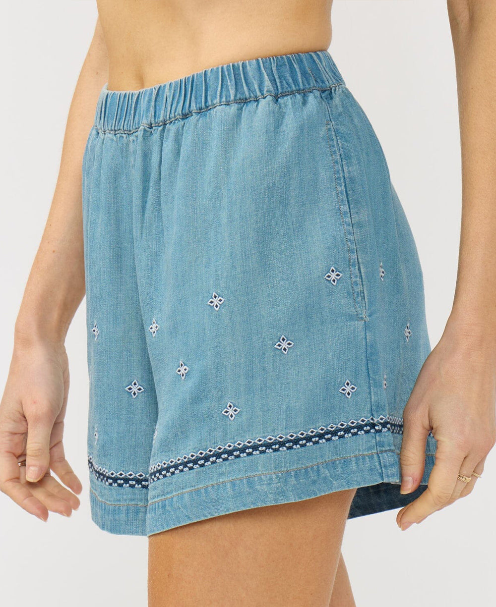 Lovestitch Terra Embroidered Shorts