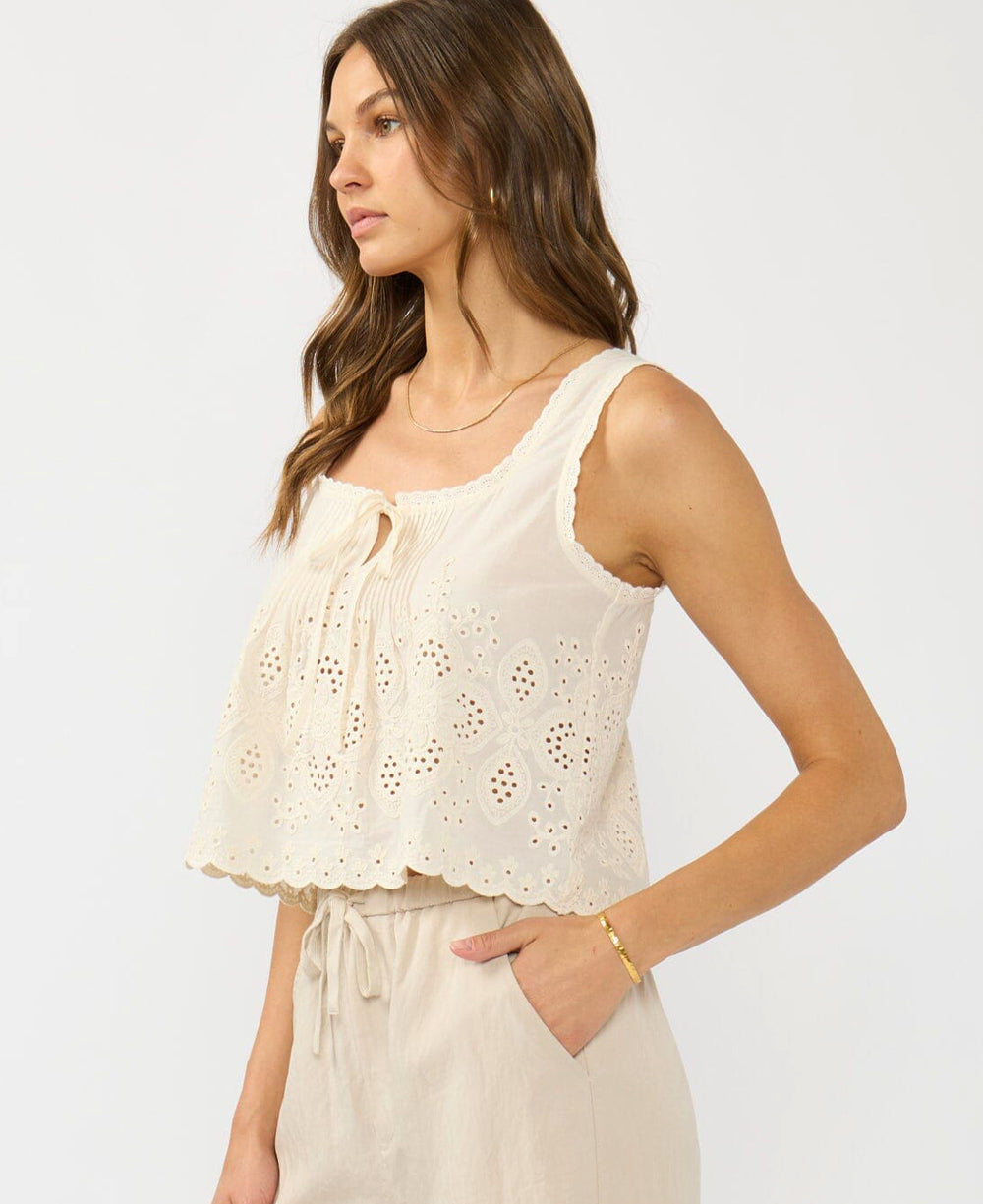 Lovestitch Amelia Eyelet Tank Top