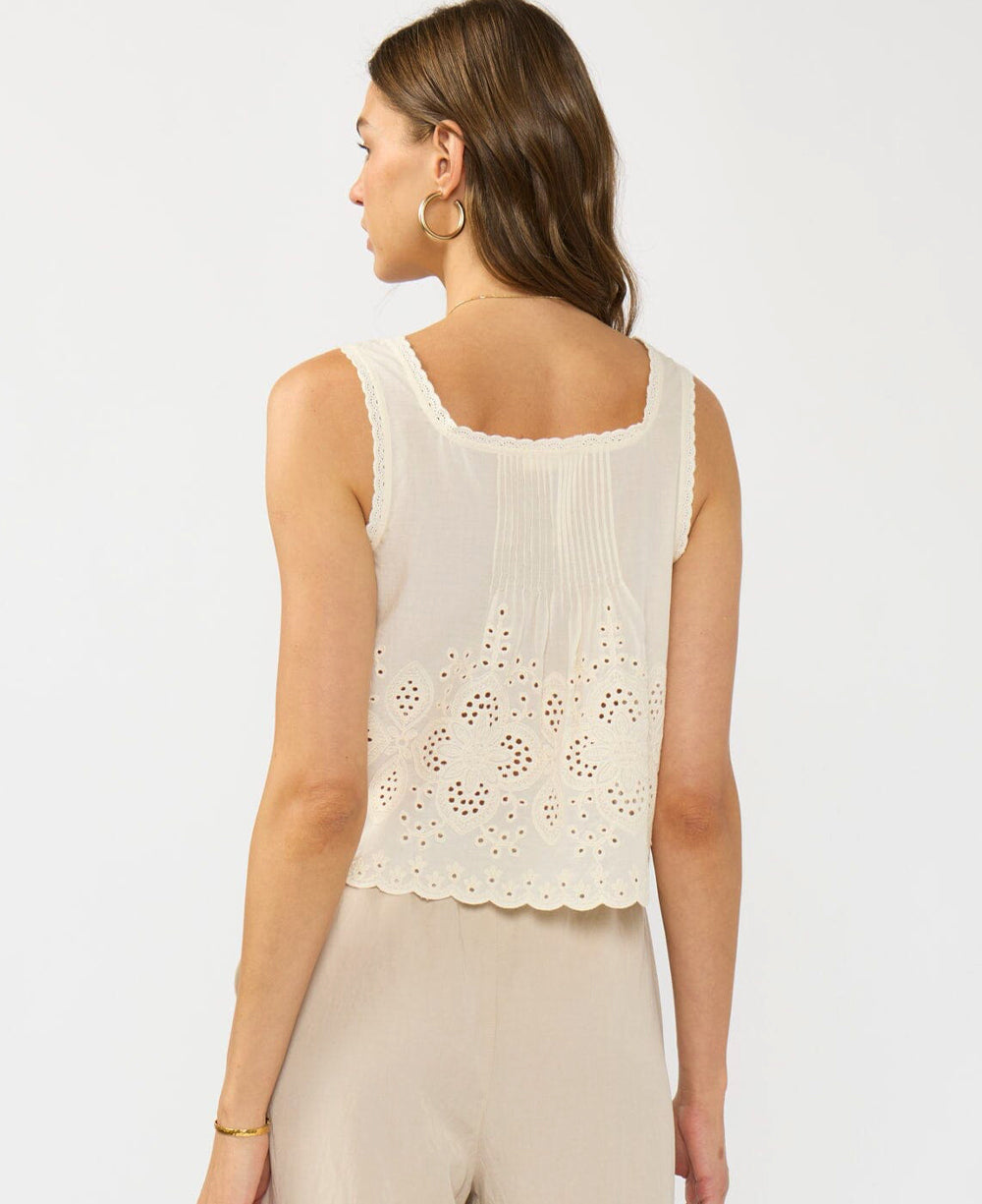Lovestitch Amelia Eyelet Tank Top