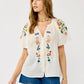 Lovestitch Summer Drift Embroidered Top