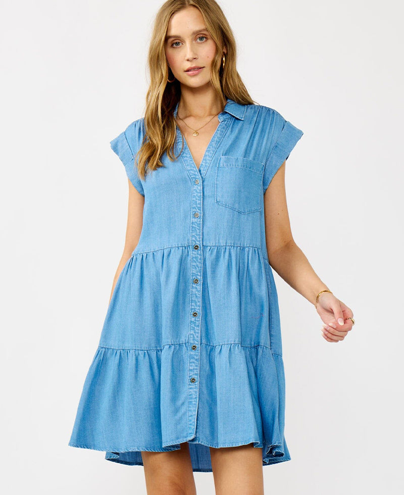 Lovestitch Jada Tencel Mini Dress