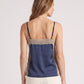 Lovestitch V-Neck Lace Side Slit Cami