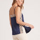 Lovestitch V-Neck Lace Side Slit Cami