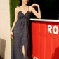 Lovestitch Crossed Back Printed Maxi