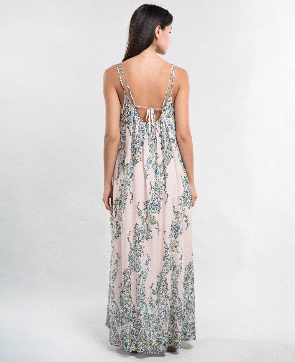 Lovestitch Pink Floral Maxi Dres