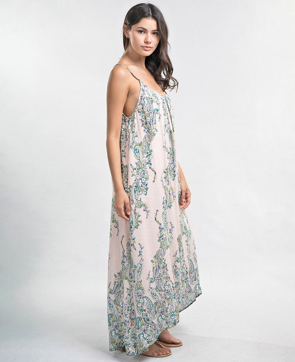 Lovestitch Pink Floral Maxi Dres