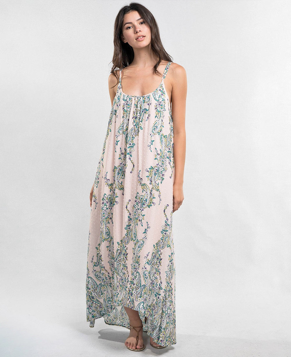 Lovestitch Pink Floral Maxi Dres