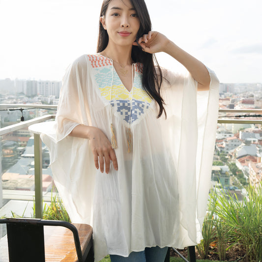 Lovestitch Embroidery Kaftan Dress