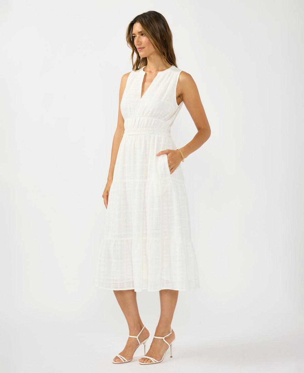 Lovestitch Malaya Midi Dress - White