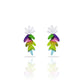 RAS Lucia Silver + Colour Small Earrings