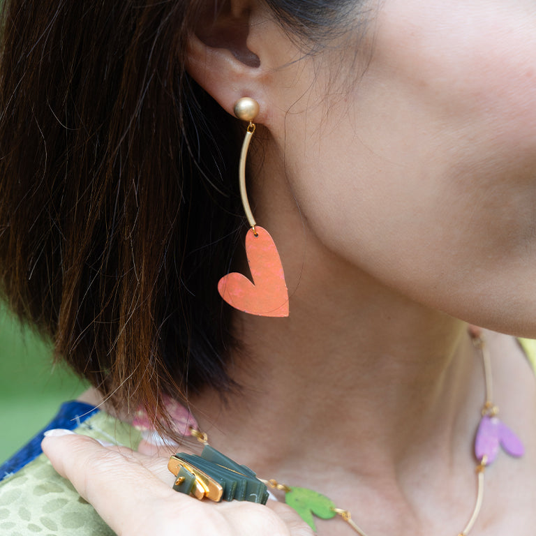 Mismatched Heart Earrings