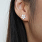 Small Mother of Pearl Flower Studs