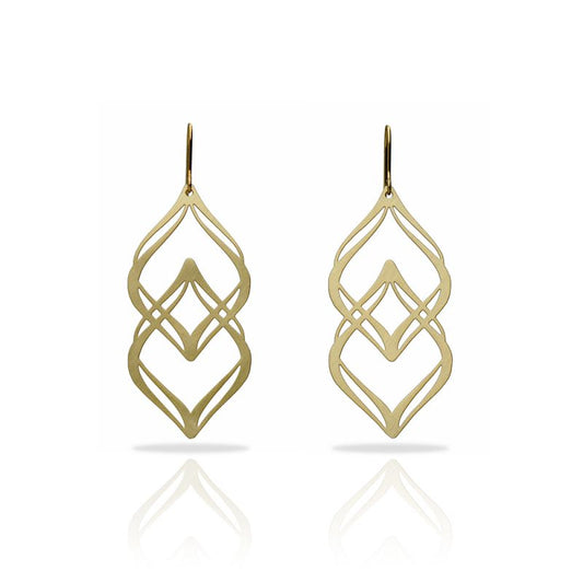 RAS Nirvana Gold Medium Earrings