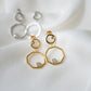 Octagon Drop Earrings