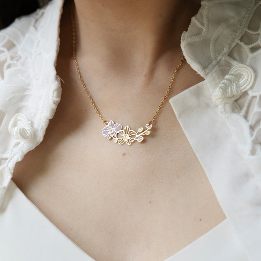 Orchid Necklace