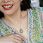 Ginkgo Aventurine Pendant