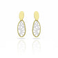 RAS Granada Gold + White Small Earrings