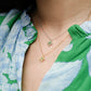 Gem Bloom Necklace with Peridot