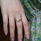 Ginkgo Peridot & Diamond Ring
