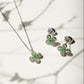 Gem Bloom Studs with Peridot