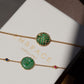Fortune Jade 18K Gold Bracelet