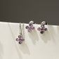 Gem Bloom Studs with Amethyst