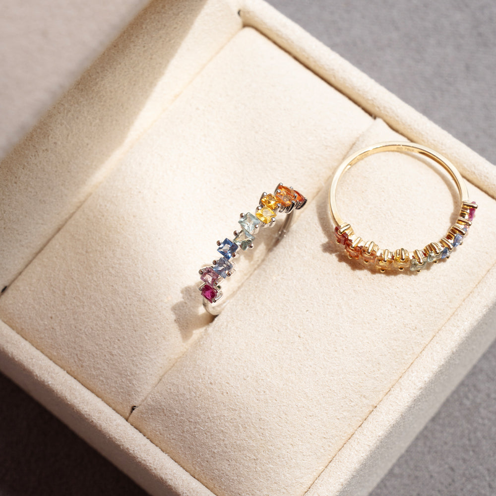 Spectrum Sapphire Ring
