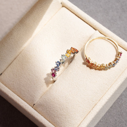 Spectrum Sapphire Ring