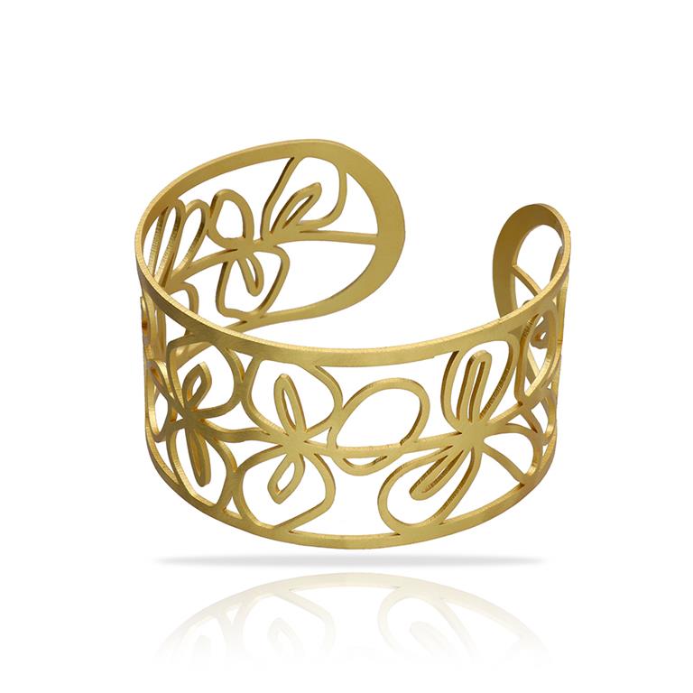 RAS Inflores Gold Width Bracelet