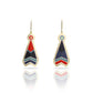 RAS Native Southwest Arrowhead Gold Earrings