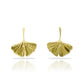 RAS Ginkgo Biloba Engraved Earrings