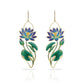 RAS Giverny Blue Loto Earrings