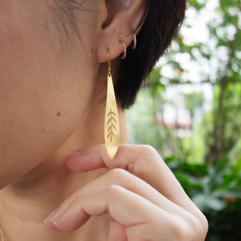 RAS Hanami Gold Small Earrings