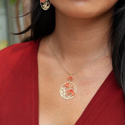 RAS Giverny Colour Short Pendant Necklace