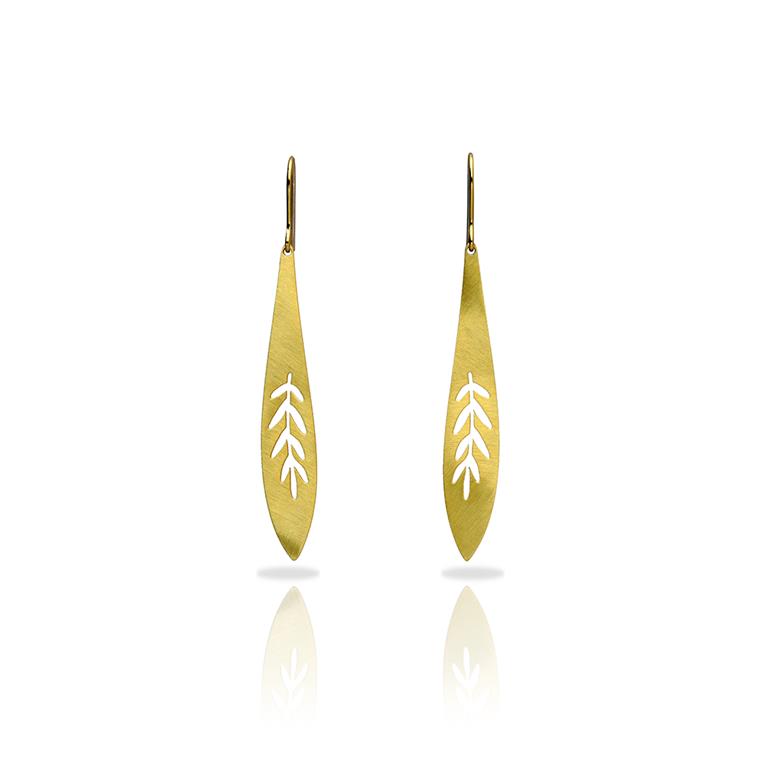 RAS Hanami Gold Small Earrings