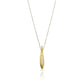 RAS Hanami Gold Short Pendant Necklace