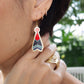 RAS Native Southwest Arrowhead Gold Earrings