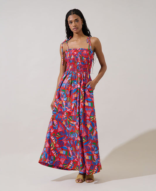 Sugarlips Juciel Smocked Maxi Dress
