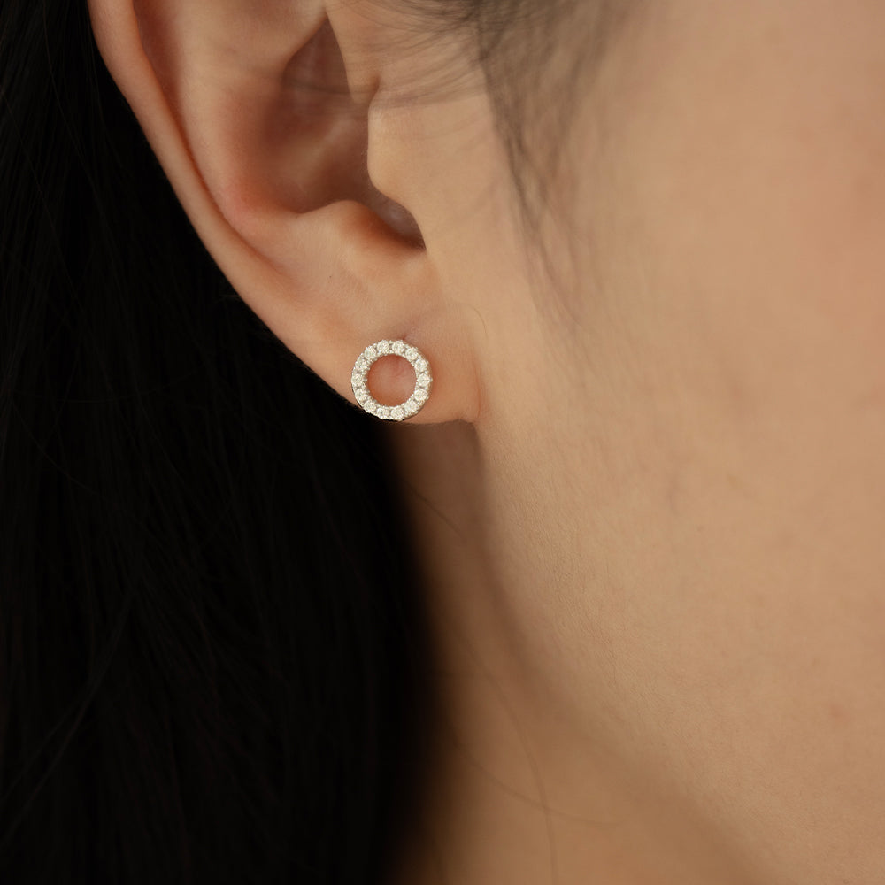 Sparkle Circle Studs