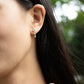 Triple Sparkle Drop Studs