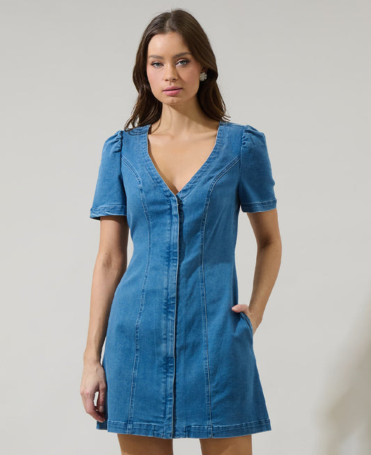 Sugarlips Emmet Jackson Denim Dress