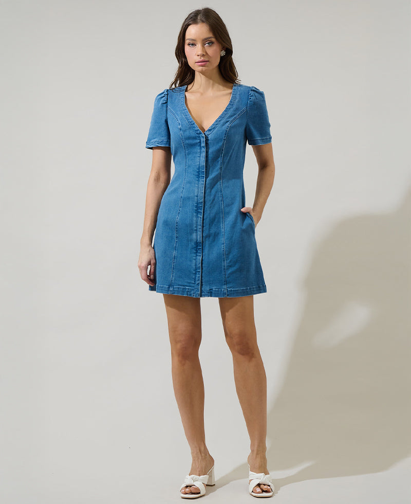 Sugarlips Emmet Jackson Denim Dress