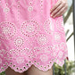 Sugarlips Laurin Eyelet Shift Dress