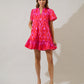 Sugarlips Blevin Ikat Celeste Dress